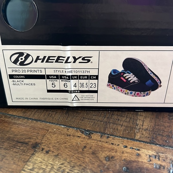 Heelys Kids Pro 20 Prints Black Multi Faces - Picture 4 of 4